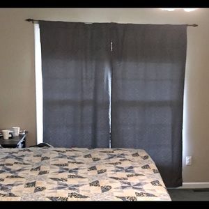 Gray Curtain Panels